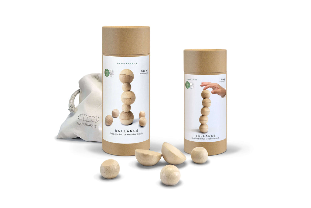 BALLANCE (2er-Set) - Kugel-Balancierspiel für Achtsamkeit & Kreativität