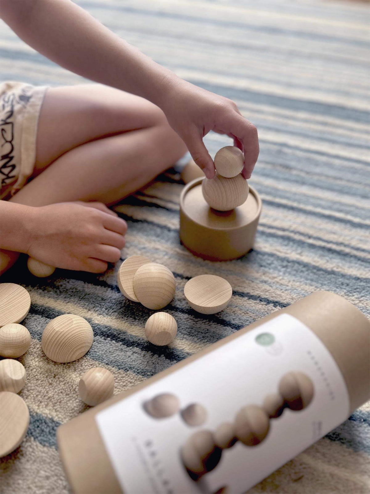 BALLANCE XL – Großes Holz-Stapelspiel mit Kugeln