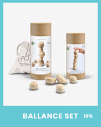 BALLANCE-Set - meditatives Stapelspiel für Ruhe & Fokus