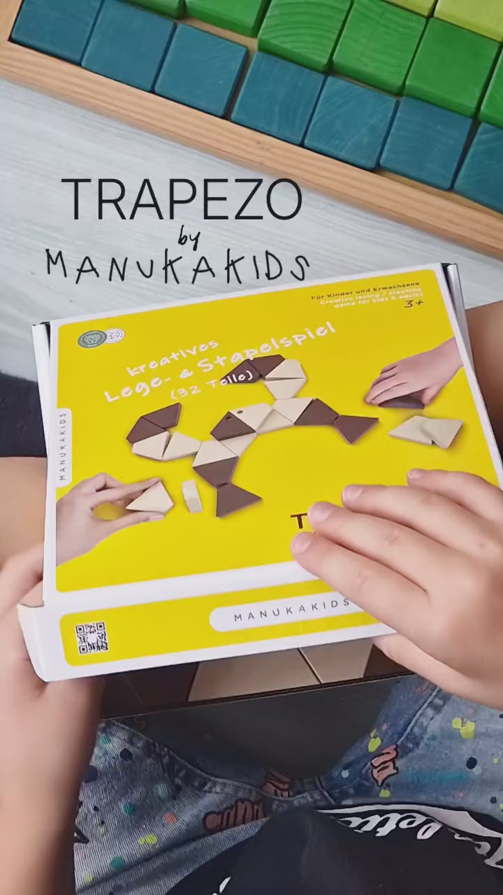 TRAPEZO® – Holzbausteine zum Legen, Stapeln & Balancieren