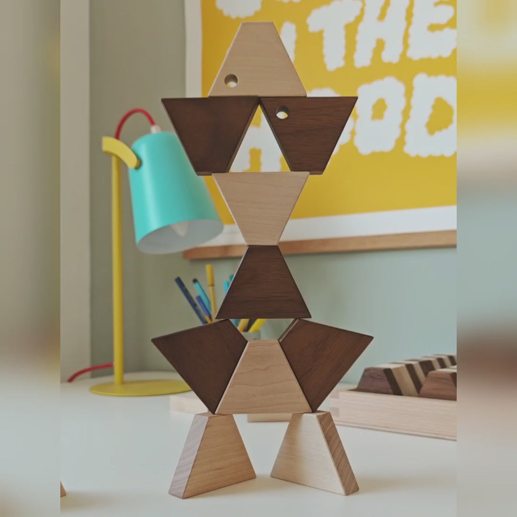 TRAPEZO™ - Holzbausteine zum Legen, Stapeln und Balancieren