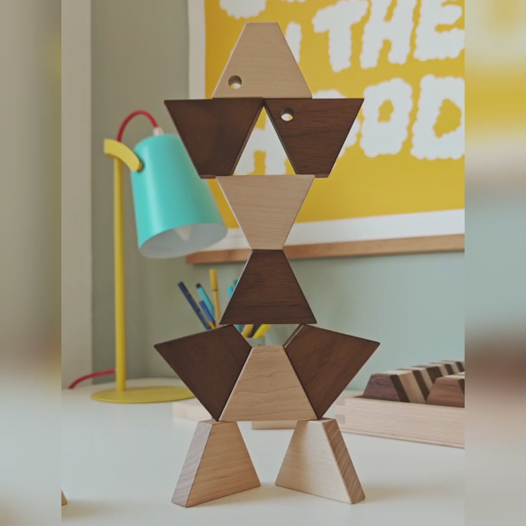 TRAPEZO™ - Holzbausteine zum Legen, Stapeln und Balancieren