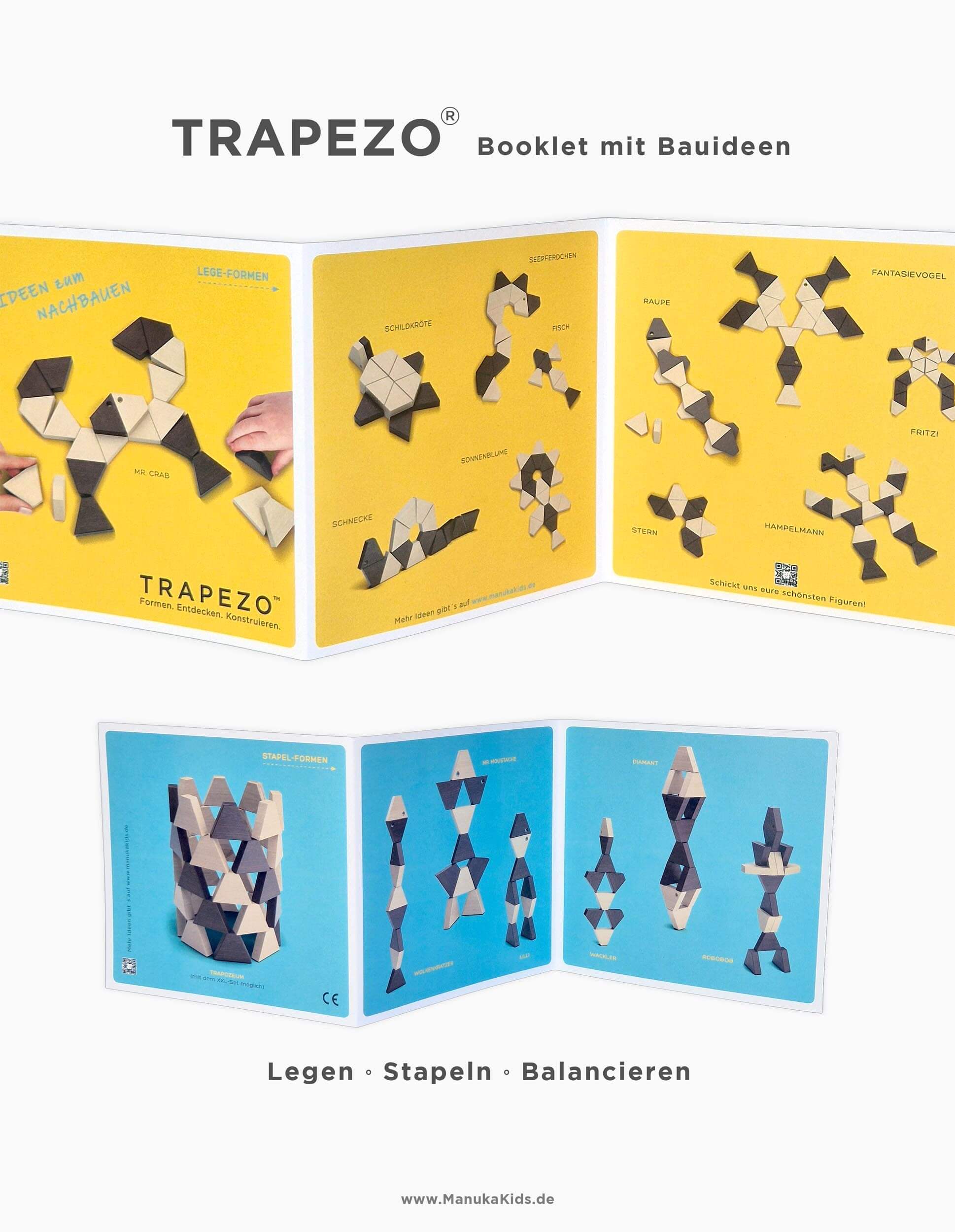 TRAPEZO® – Holzbausteine zum Legen, Stapeln & Balancieren