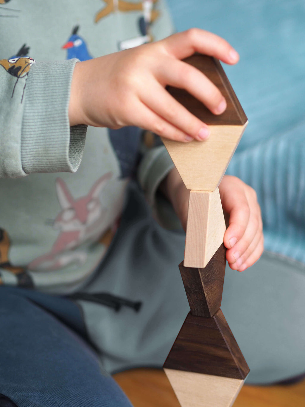 TRAPEZO™ - Holzbausteine zum Legen, Stapeln und Balancieren