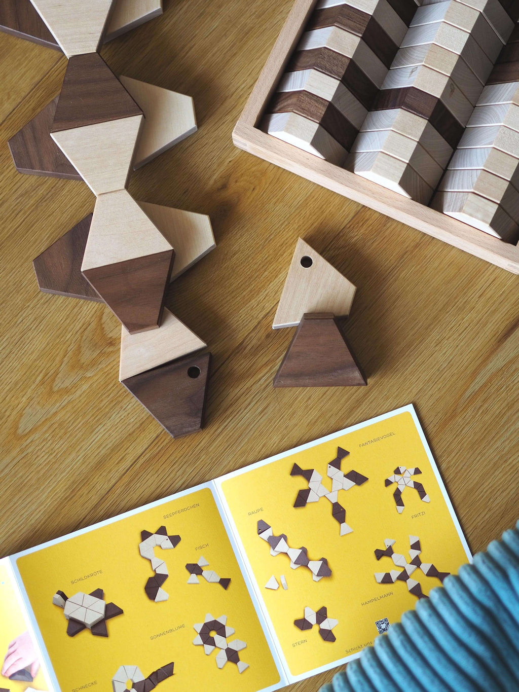TRAPEZO™ - Holzbausteine zum Legen, Stapeln und Balancieren