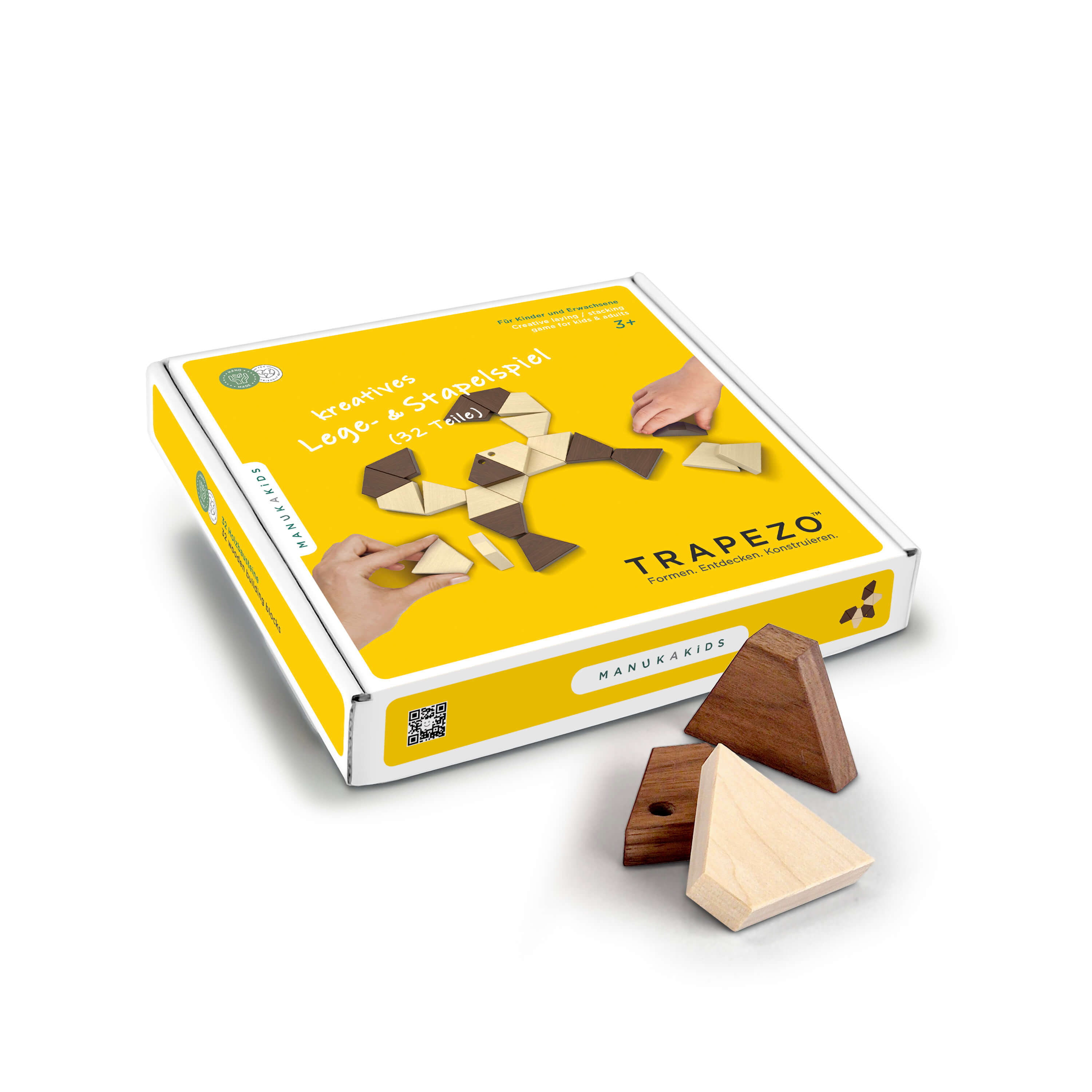 TRAPEZO™ - Holzbausteine zum Legen, Stapeln und Balancieren